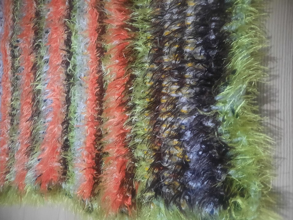 Renkli Batik Desenli Çok Renkli Halı - Görsel 3