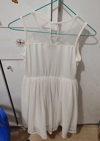 LC Waikiki Kız çocuk beyaz elbise