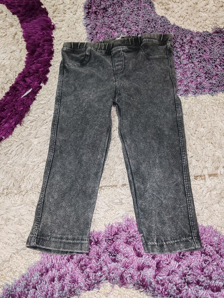 Renkli Kız Çocuk Taytları, Esnek Bel - Görsel 5