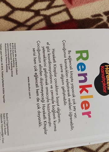 Hareketli Kanatçıklar Renkler Kitabı - Görsel 3