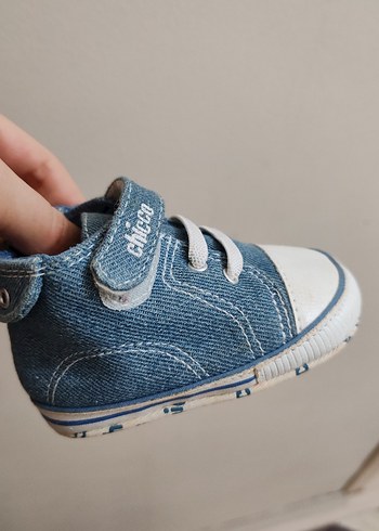 Erkek Çocuk Kot Kumaşlı Mavi Spor Ayakkabı - Görsel 3