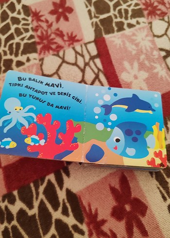 Pembe Parlak Çiçek Desenli bebek kitabı - Görsel 2