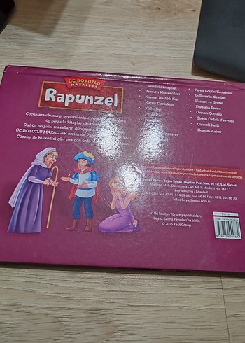 Rapunzel Masal Kitabı üç boyutlu - Görsel 3