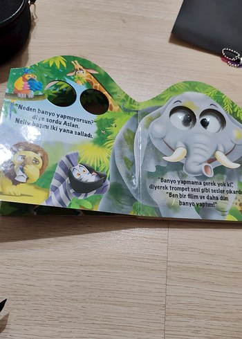 Pörtlek Gözlü Fil - Çocuk Kitabı. Gözleri hareketlidir - Görsel 2