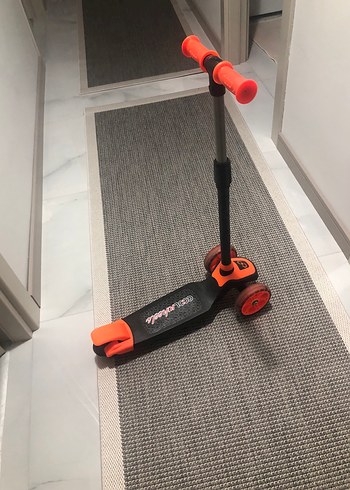 Renkli Turuncu Çocuk Scooter - Görsel 2