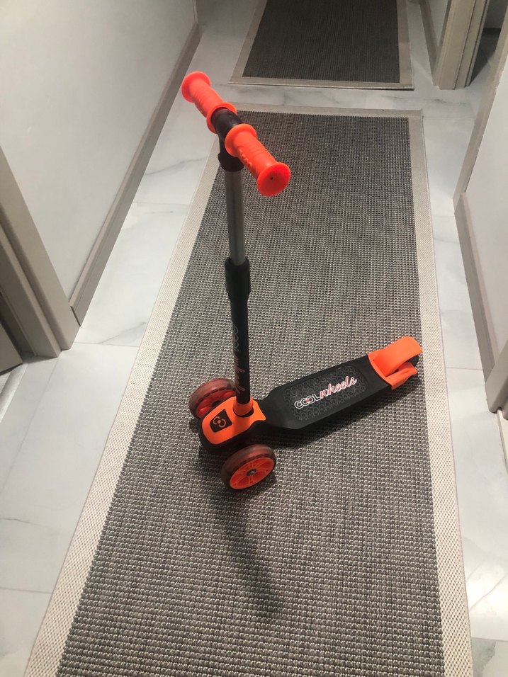 Renkli Turuncu Çocuk Scooter - Görsel 3