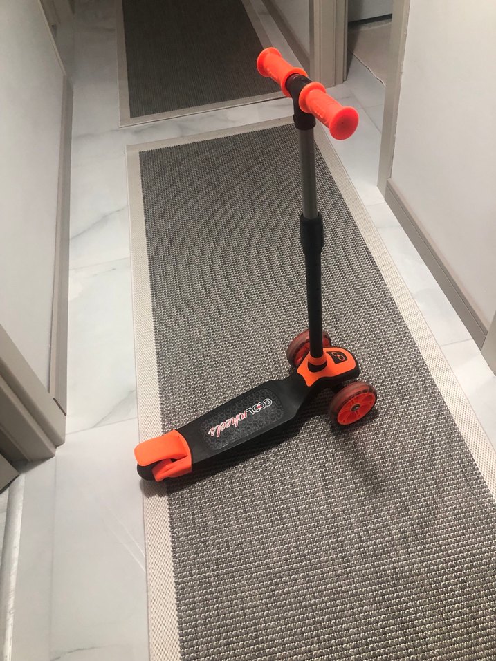 Renkli Turuncu Çocuk Scooter - Görsel 2