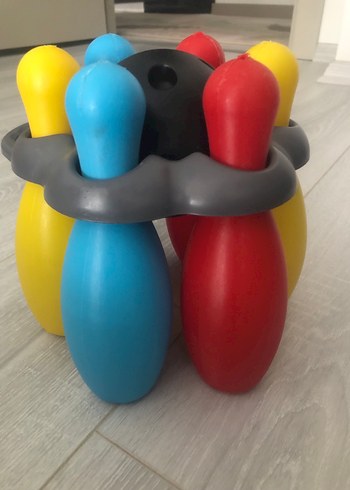 Renkli Plastik Bowling Seti