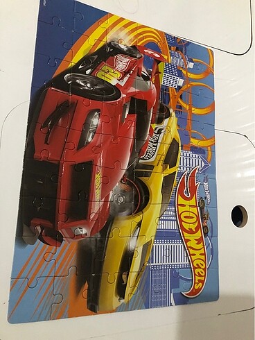 Hot Wheels Hot whells 54 parça puzzle