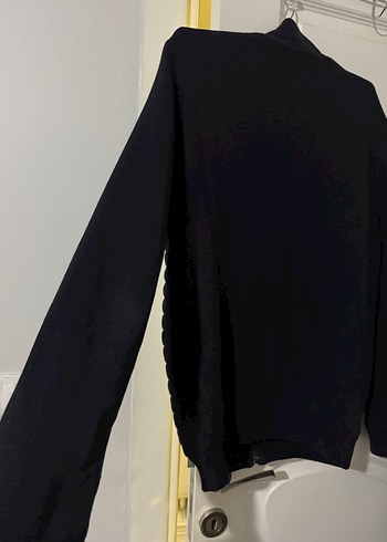 Triko polyester karışımı mont - Görsel 2