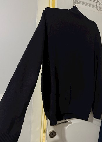 Triko polyester karışımı mont - Görsel 3