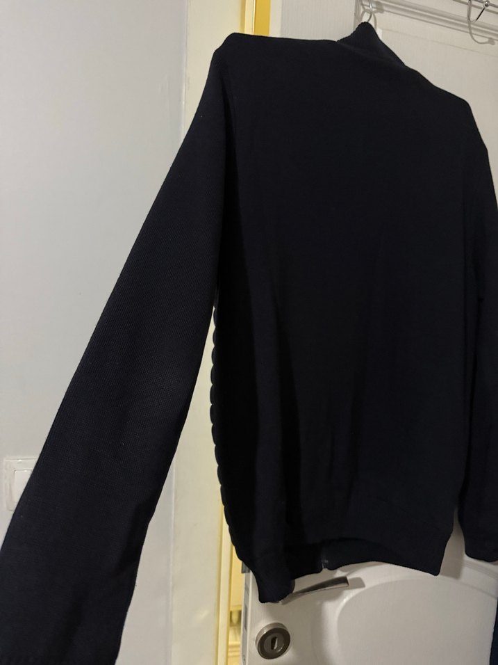 Triko polyester karışımı mont - Görsel 2