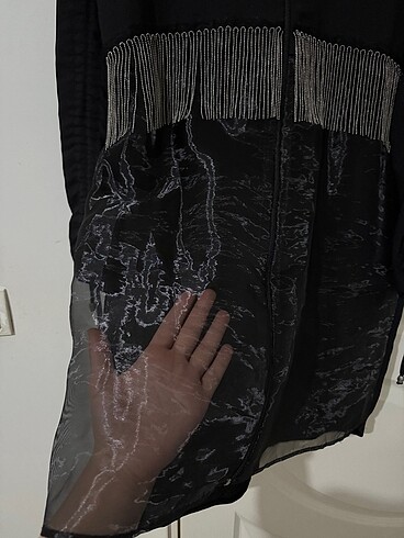 Yarı şeffaf tunik - Görsel 5