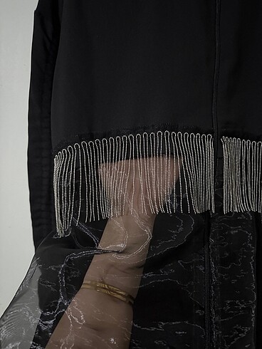 Yarı şeffaf tunik - Görsel 6