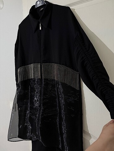 Yarı şeffaf tunik - Görsel 7