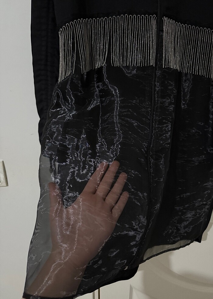 Yarı şeffaf tunik - Görsel 5