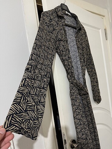 Kemerli Uzun elbise - Görsel 7