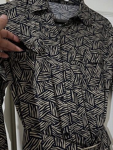 Kemerli Uzun elbise - Görsel 9