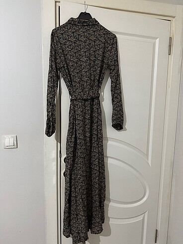 Kemerli Uzun elbise - Görsel 11