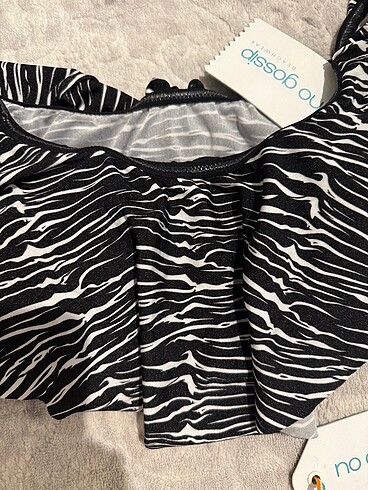 40 Beden çeşitli Renk Zebra desen bikini takımı