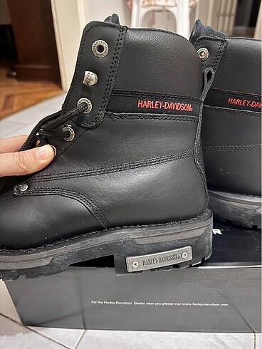 44 Beden siyah Renk Harley davidson erkek bot