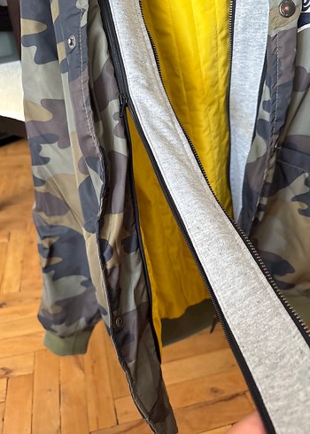 Zara Zara 13-14 yaş 164 cm erkek Çocuk Kamuflaj Desenli Rahat Ceket