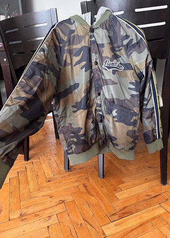 Zara 13-14 yaş 164 cm erkek Çocuk Kamuflaj Desenli Rahat Ceket