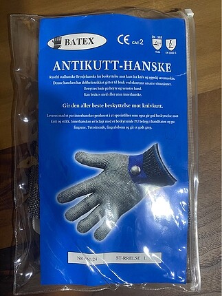 Schulzz Çelik eldiven paslanmaz metal eldiven