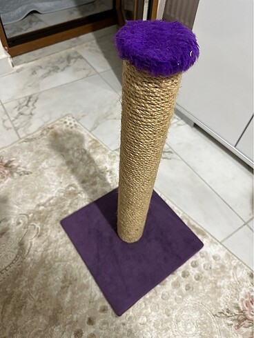 Kedi tırmanma tahtası mor renk