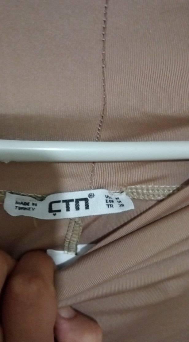 Bej Midi Kadın Tayt - Görsel 2