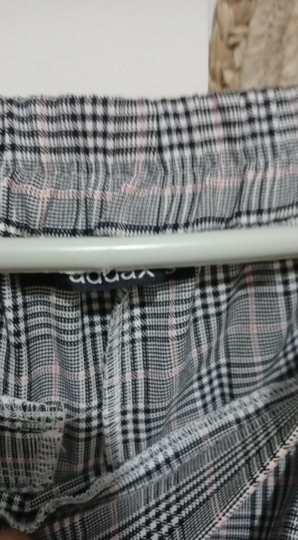 Gri Kadın Regular Fit Kumaş Pantolon - Görsel 2