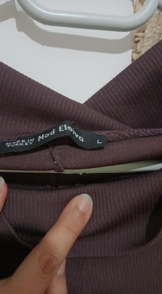 Kahverengi Midi Kadın Tayt - Görsel 2