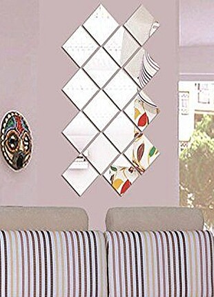 PLEKSİ AYNA DEKORU 30*30 CM 4 ADET 