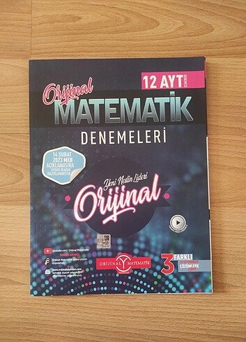 Orijinal ayt matematik deneme