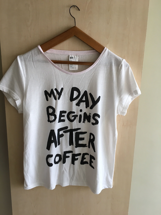 H&M Tshirt beyaz