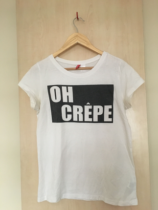 h&m beyaz basic tshirt