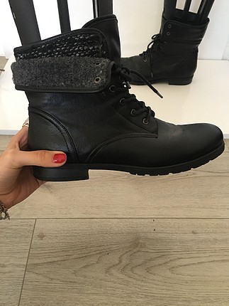 42 Beden siyah asker postalı bot 42 numara