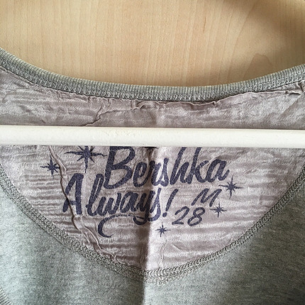 Bershka gri basic tshirt