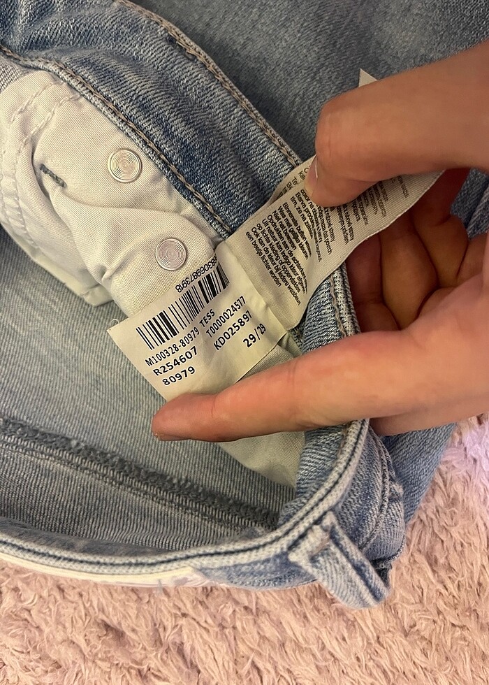 Mavi jeans tess - Görsel 3