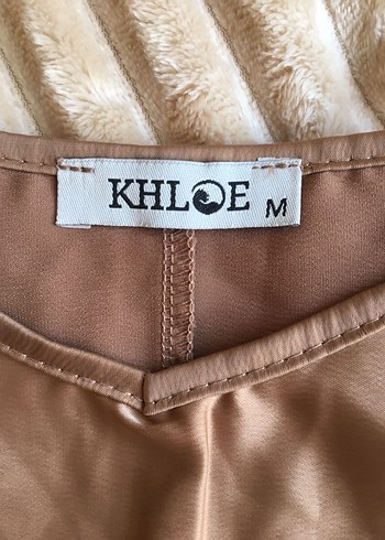 Bronz Saten Bluz - Görsel 2