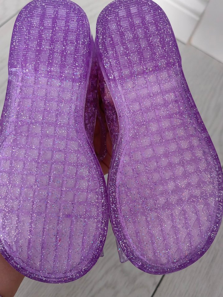 Parlak Mor Kız Çocuk babet ayakkabı - Görsel 2