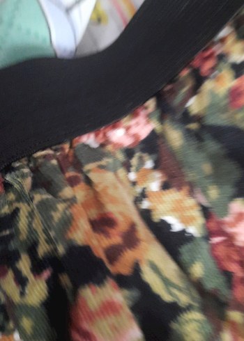 Koton Çiçek Desenli kadife çocuk Etek - Görsel 4