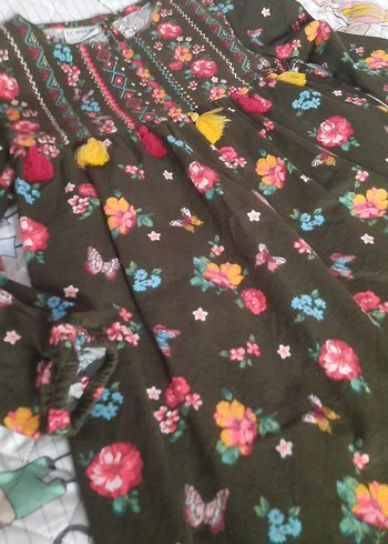 Lcw Çiçekli Bohem Kız çocuk Elbisesi - Görsel 2