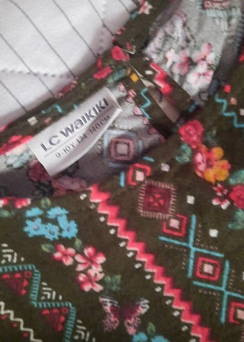 Lcw Çiçekli Bohem Kız çocuk Elbisesi - Görsel 5