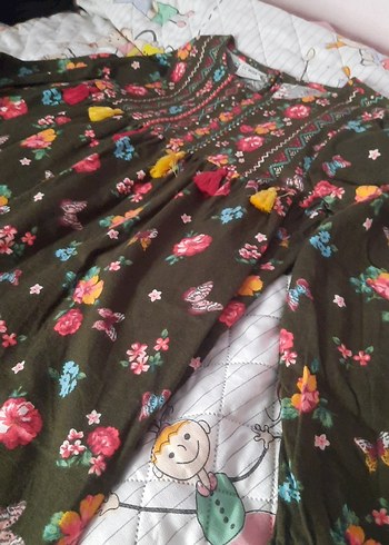 Lcw Çiçekli Bohem Kız çocuk Elbisesi - Görsel 6