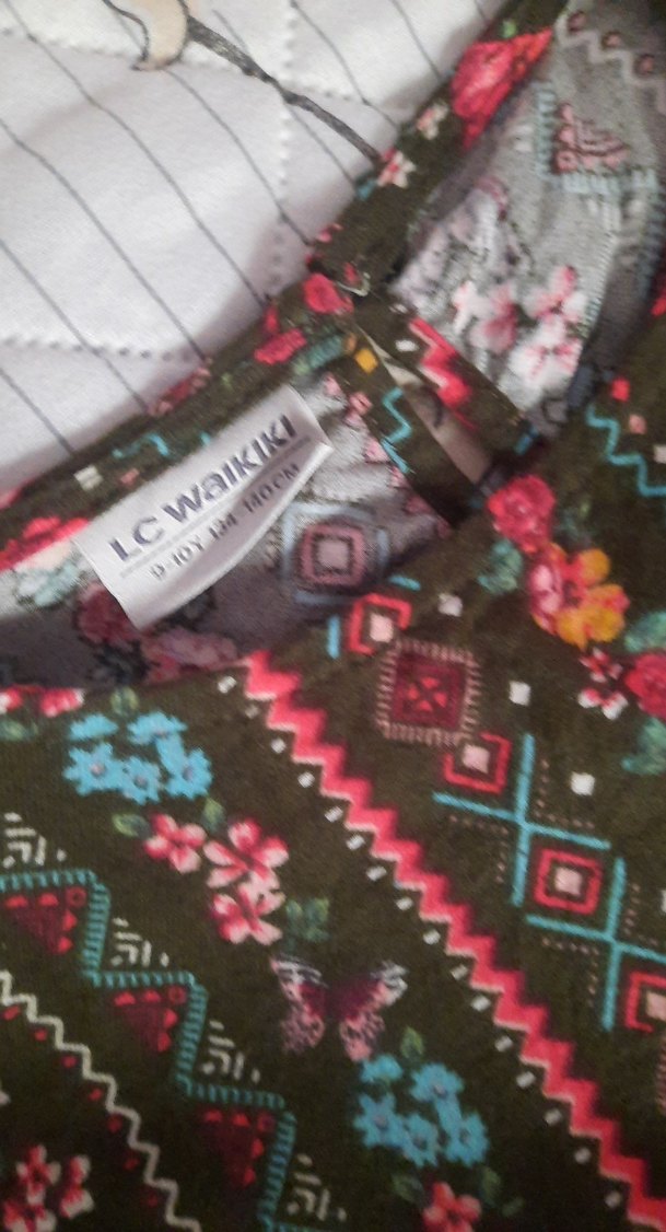 Lcw Çiçekli Bohem Kız çocuk Elbisesi - Görsel 5