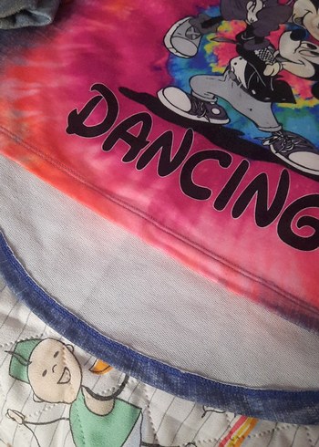 Renkli Baskılı Mickey Sweatshirt - Görsel 6