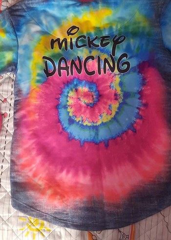 Renkli Baskılı Mickey Sweatshirt - Görsel 7