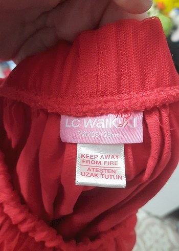 Kız Çocuk Kırmızı dantelli tütü - Görsel 5