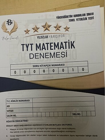  Beden tyt matematik yıldızlar yarışıyor bilgi sarmal deneme